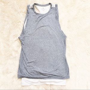 Athleta double layer Racerback tank top